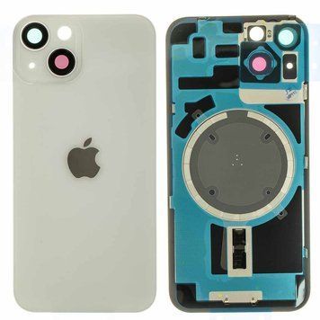 Задня кришка Apple iPhone 14 (біла оригінал Китай з рамкою, склом камери та магнітом) 00000006357 фото
