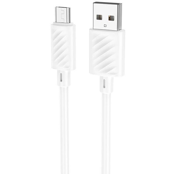 USB кабель Hoco X88 MicroUSB (2m) (білий) 00000007776 фото