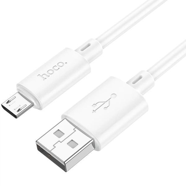 USB кабель Hoco X88 MicroUSB (2m) (білий) 00000007776 фото