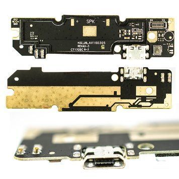 Шлейф Xiaomi Redmi Note 3 з роз'ємом зарядки, з мікрофоном 00000005994 фото