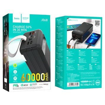 Power Bank Hoco 60000 mAh J86B (22.5W) 00000007567 фото