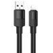 USB кабель Hoco X84 Lightning (1m) (чорний) 00000007768 фото 3