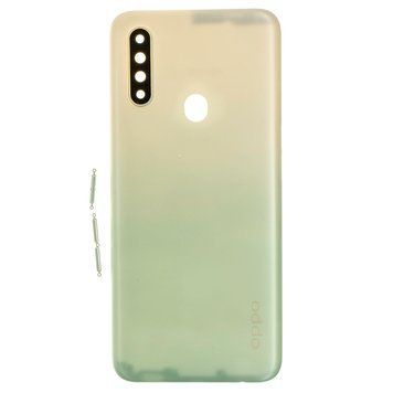 Задня кришка Oppo A31 2020 біла Fantasy White + Скло камери 00000003965 фото