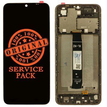 Дисплей Xiaomi Redmi A1/ Redmi A1 Plus SERVICE PACK + рамка 00000003437 фото