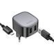 МЗП Hoco CS31A (2 USB/2,1A) + USB - MicroUSB (чорний) 00000007989 фото 2