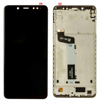 Дисплей Xiaomi Redmi Note 5/Redmi Note 5 Pro чорний + рамка 00000003552 фото