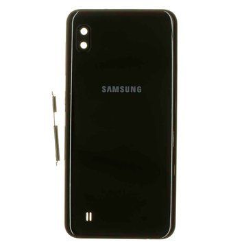 Задня кришка Samsung A105F Galaxy A10 2019 чорна Black ориг Китай + Скло камери bcsaa105b фото