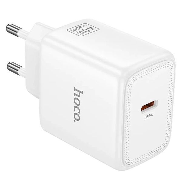 МЗП Hoco N83 (1Type-C/PD40W) (білий) 00000008039 фото