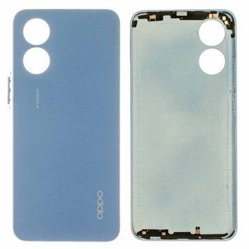 Задня кришка Oppo A17 блакитна Pearl Blue 00000003962 фото