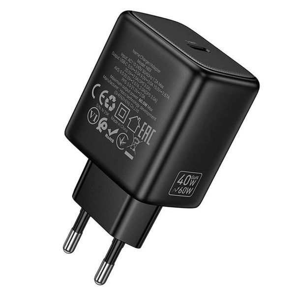 МЗП Hoco N83 (1Type-C/PD40W) (чорний) 00000008040 фото