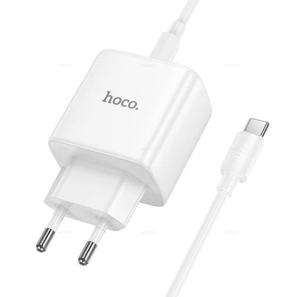 МЗП Hoco N83 (1Type-C/PD40W) + Type-C - Type-C (білий) 00000008041 фото