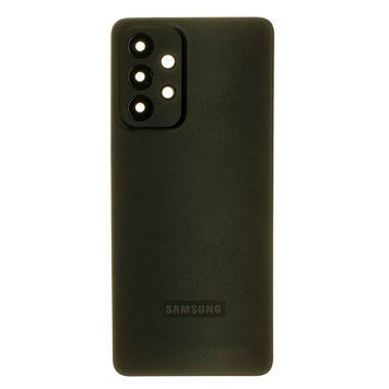 Задня кришка Samsung A536B Galaxy A53 5G чорна Black + Скло камери 00000002180 фото