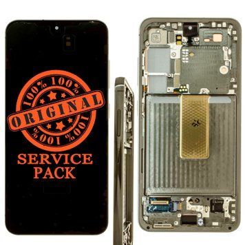 Дисплей Samsung S911 Galaxy S23 2023 Green сервісний з рамкою GH82-30480C 00000000604 фото