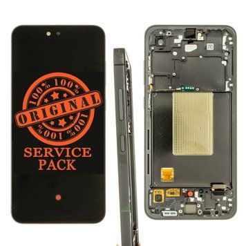 Дисплей Samsung S721/ S24 FE 2024 Graphite сервісний оригінал + рамка GH82-35850A lcdsaS721GSPFR фото