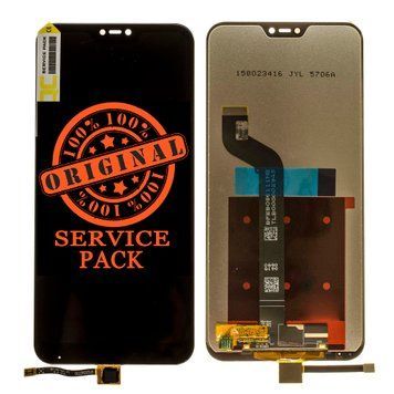 Дисплей Xiaomi Mi A2 Lite/ Redmi 6 Pro чорний SERVICE PACK 00000003250 фото