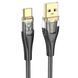 USB кабель Hoco U121 Type-C (1m) (чорний) 00000007689 фото 3