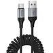 USB кабель Hoco X121 Type-C (1,5m) (чорний) 00000007741 фото 2
