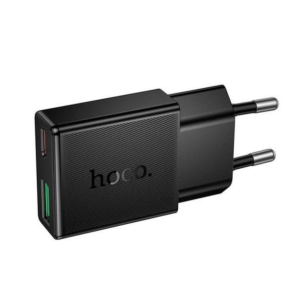 МЗП Hoco N73 (1Type-C/PD20W+1USB/QC3.0) (чорний) 00000008033 фото