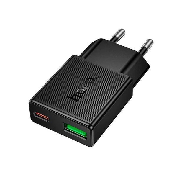 МЗП Hoco N73 (1Type-C/PD20W+1USB/QC3.0) (чорний) 00000008033 фото