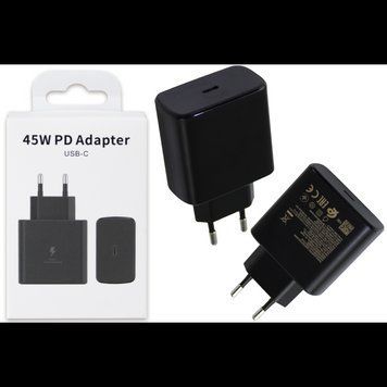 МЗП SAMSUNG TA-845 USB-C 45W No LOGO (в упаковці) (Чорний) 00000008102 фото