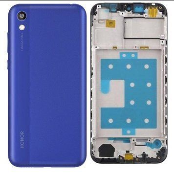 Задня кришка Huawei Honor 8S синя + Скло камери 00000003819 фото