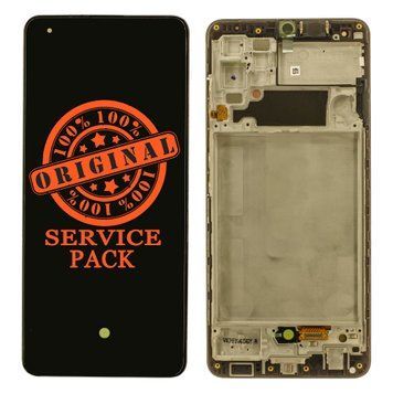 Дисплей Samsung A325 Galaxy A32 4G сервісний з рамкою GH82-25579A lcdsa325borr фото