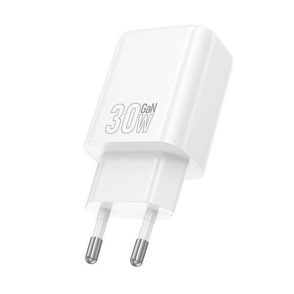 МЗП Hoco N63 (1Type-C/PD30W+1USB/QC3.0) (білий) 00000008017 фото