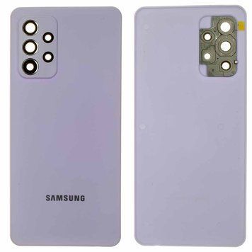 Задня кришка Samsung A525F Galaxy A52/ A526B/ A528B фіолетова Awesome Violet + Скло камери 00000002169 фото