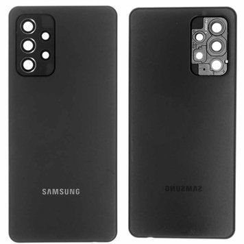 Задня кришка Samsung A525F Galaxy A52/ A526B/ A528B чорна Awesome Black + Скло камери 00000002170 фото