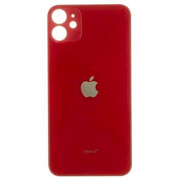 Задня кришка iPhone 11 червона (великий виріз під камеру) ОРИГІНАЛ bciphone11rprs фото