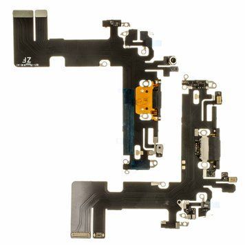 Шлейф iPhone 13 з роз'ємом зарядки, з мікрофоном чорний 00000006256 фото
