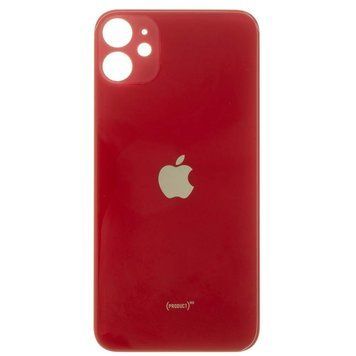 Задня кришка iPhone 11 червона (великий виріз під камеру) bciphone11r фото