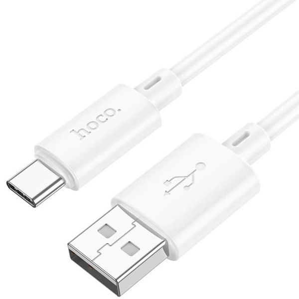 USB кабель Hoco X88 Type-C (1m) (білий) 00000007778 фото