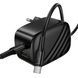 МЗП Hoco CS101A (1Type-C/PD20W+1USB/QC3.0) + Type-C - Type-C (чорний) 00000007967 фото 2