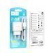 МЗП Hoco C141A (2USB/2.4A) + USB - MicroUSB (білий) 00000007947 фото 1