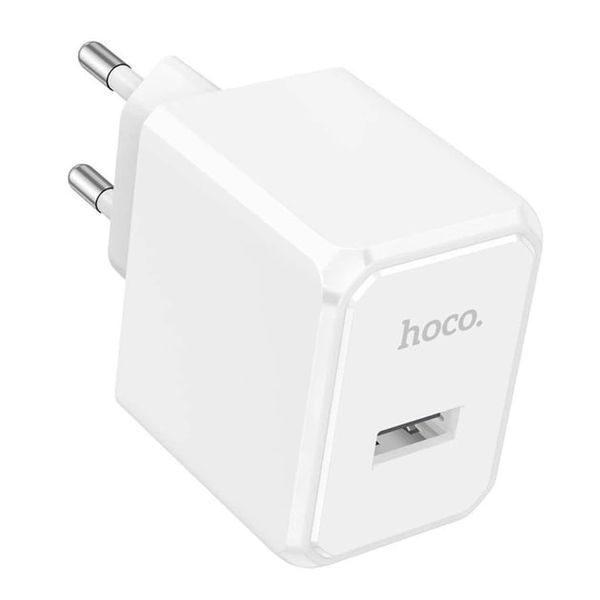 МЗП Hoco CS11A (1USB/2,1A) (білий) 00000007975 фото