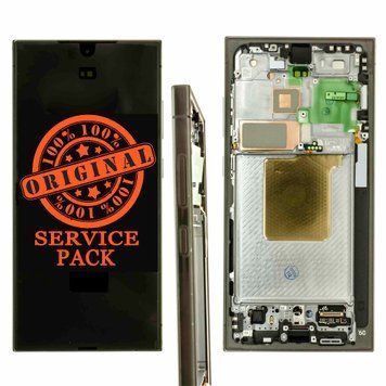 Дисплей Samsung S928 Galaxy S24 Ultra Titanium Black Green Blue сервісний + рамка GH82-33396A 00000000614 фото