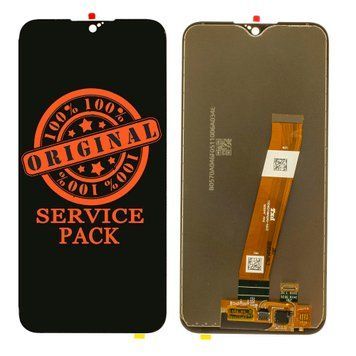 Дисплей Samsung A015F Galaxy A01 сервісний (вузький конектор) GH81-18209A lcdsa015fbor фото
