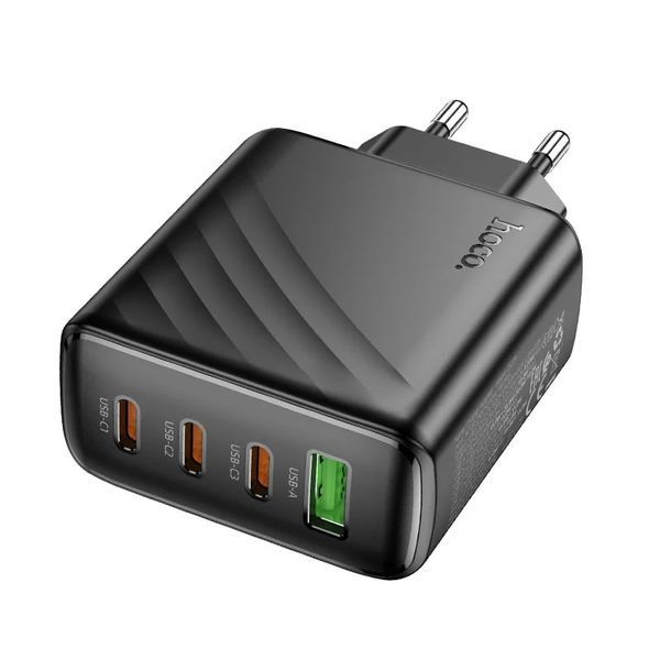 МЗП Hoco CS27A (3Type-C/PD67W+1USB/QC4.0) (чорний) 00000007987 фото