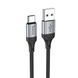 USB кабель Hoco X102 Type-C (1m) (чорний) 00000007706 фото 2