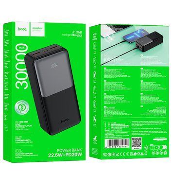 Power Bank Hoco 30000 mAh J136B PD20W+QC3.0 (22.5W) 00000007562 фото