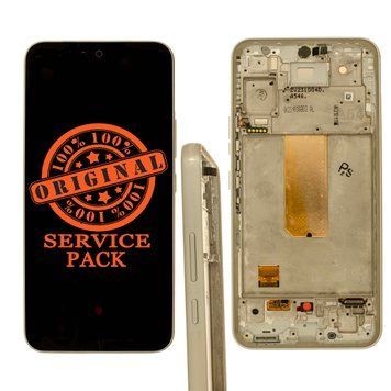 Дисплей Samsung A546 Galaxy A54 5G білий сервісний з рамкою GH82-31232B lcdsa546worr фото