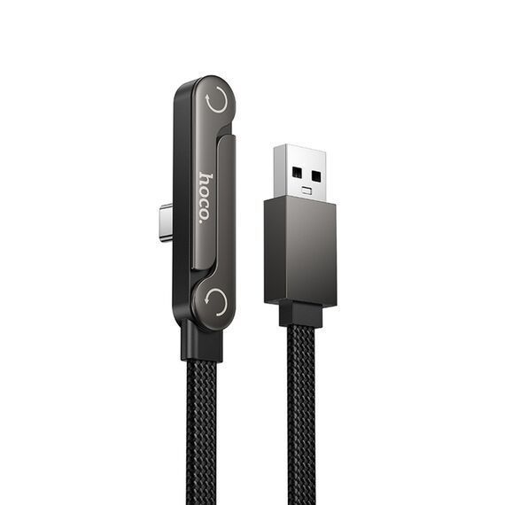 USB кабель Hoco U150 Type-C (1.2М) (чорний) 00000007694 фото