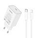 МЗП Hoco C143A PD20W + Type-C - Lightning (білий) 00000007949 фото 2