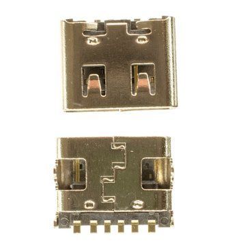 Конектор Type C USB-3.1 (6 pin) ровные 00000002430 фото