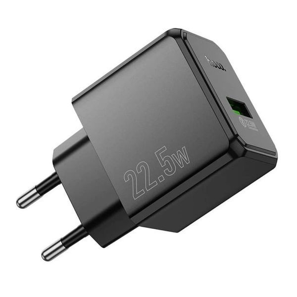 МЗП Hoco CS17A (1USB/QC3.0/22.5W) (чорний) 00000007980 фото